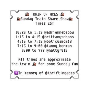 Sunday Train Share Show Every Sunday 🚂🚂🚂🚂